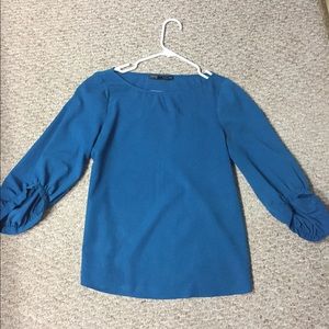 Cute royal blue blouse